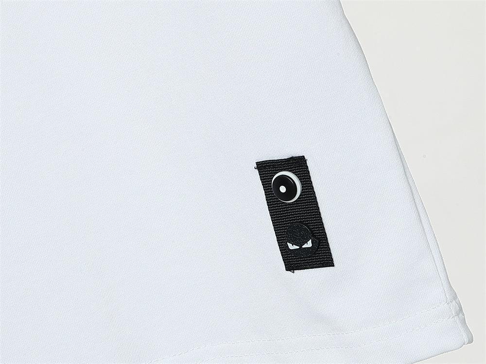 Fendi T-Shirt without Collar 'White & Black' Banlieue91