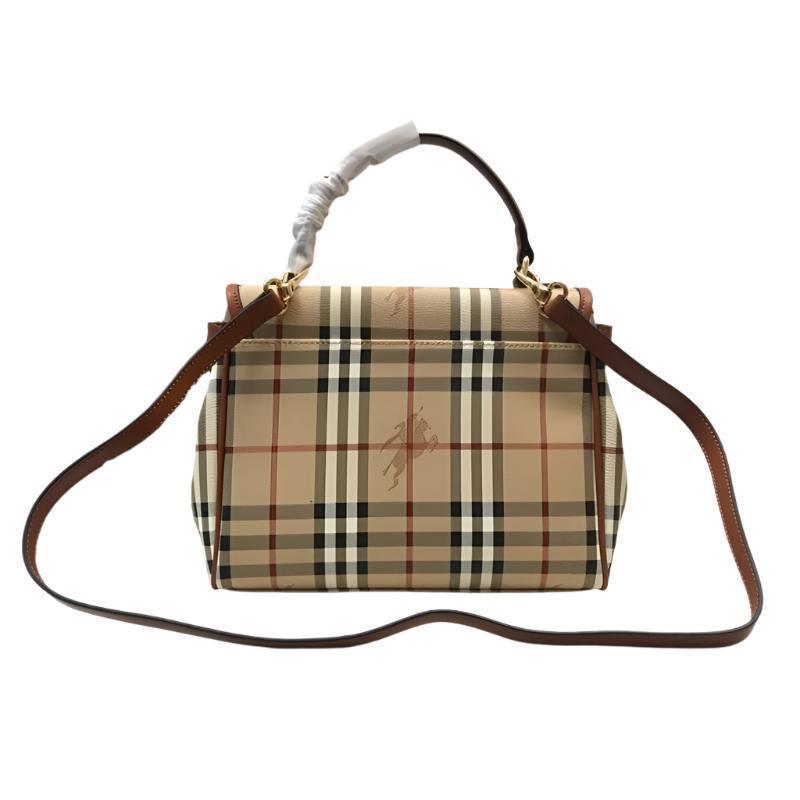Burberry London Haymarket Check Handle Bag w/ Strap Banlieue91