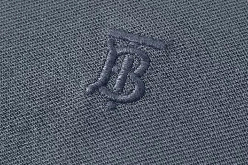 Burberry Dark Grey T-Shirt With Collar Banlieue91