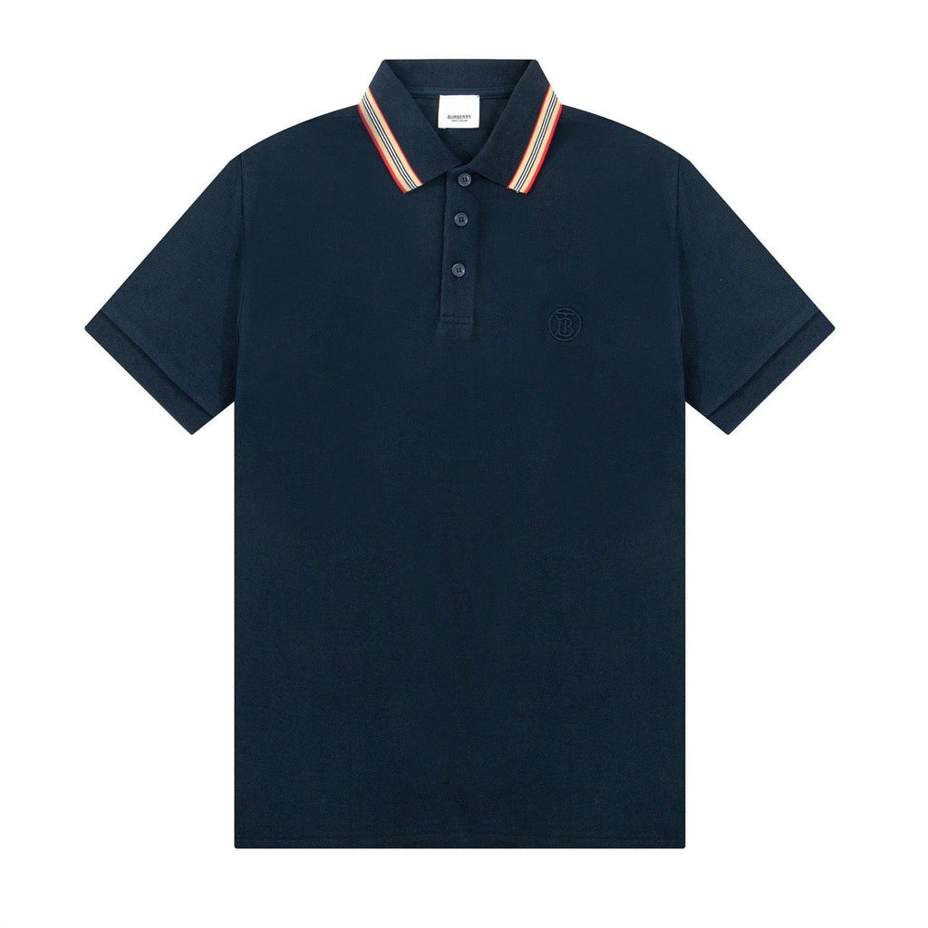 Burberry Blue T-Shirt With Collar Banlieue91