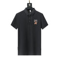 Fendi Black T-shirt with Collar Banlieue91