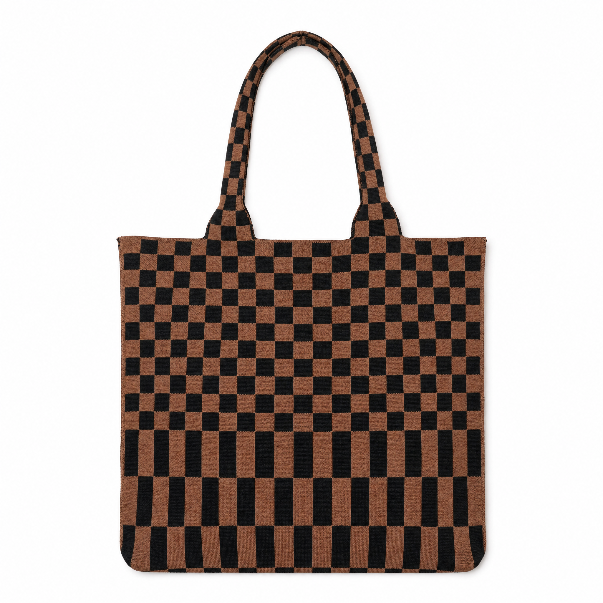 Classic Checkered Skinny Tote A Bag Concept