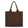 Classic Checkered Skinny Tote A Bag Concept