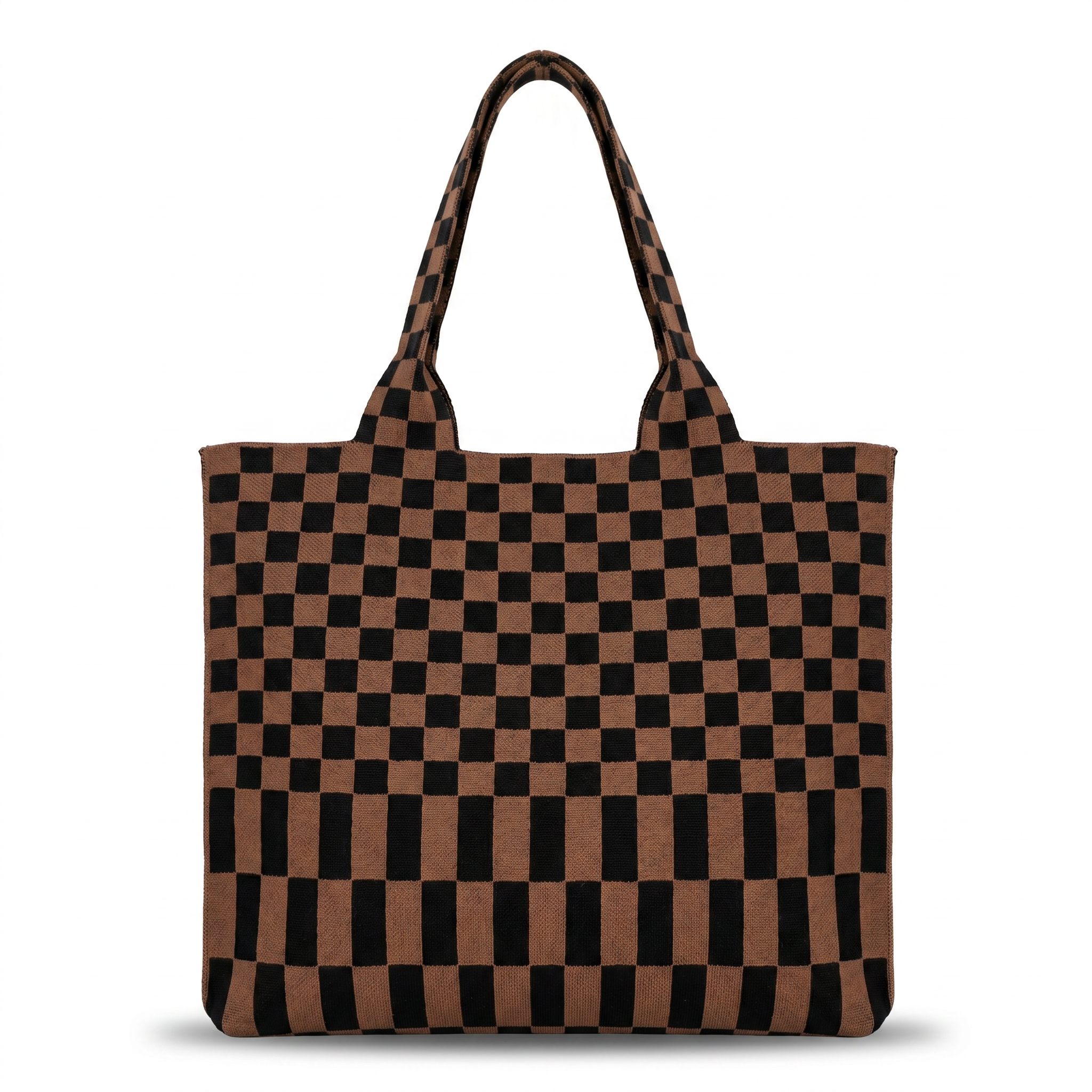 Classic Checkered Skinny Tote A Bag Concept