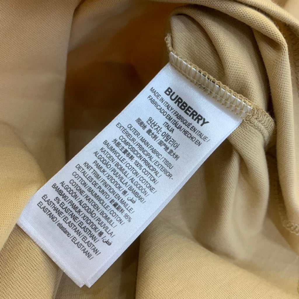 Burberry Beige T-Shirt Without Collar Banlieue91