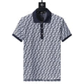 Fendi Navy T-Shirt With Collar Banlieue91