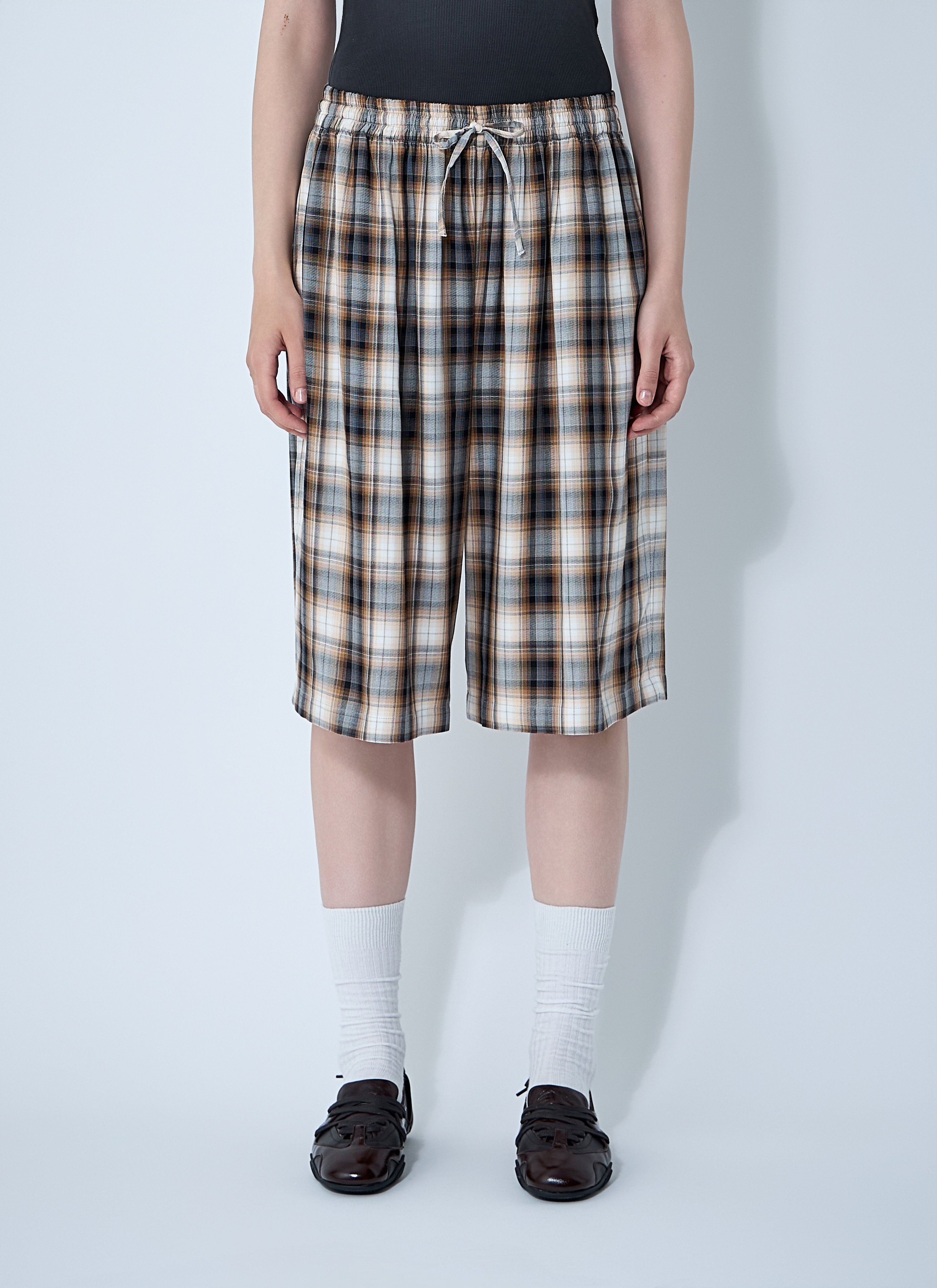 Acne Studios Women Check Shorts