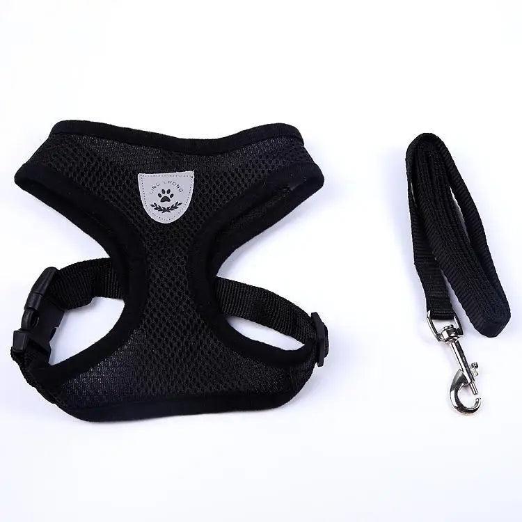 Adjustable Dog Harness No-Pull Pet Harness Soft Padded Dog Vest Reflective No-Choke Pet Vest With Easy Control Handle