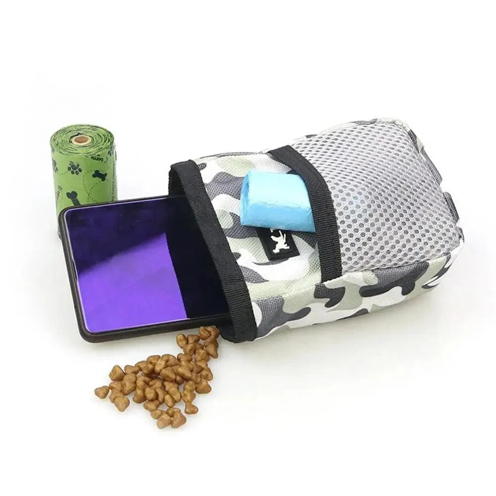 Adjustable Large Capacity Dog Treat Pouch Puppy Snack Waist Bag Durable Puppy Products Waist Bag Pets Cute Food Storage Bags Stevvex