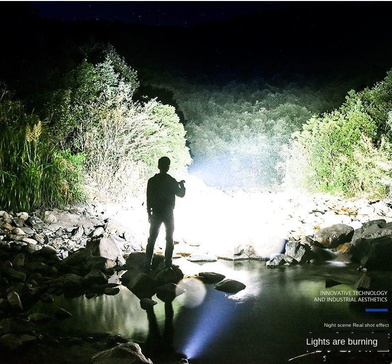 Adjustable Rechargeable Strong Mini Pocket Sized Flashlight LED Multifunctional High Lumen Light Ultra-bright Portable Flashlights Outdoor Waterproof Flashlight For Running Walking