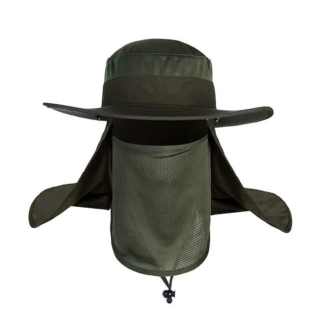 Adult Wide Brim Sun Hat with Neck Face Flap Cover DailySale