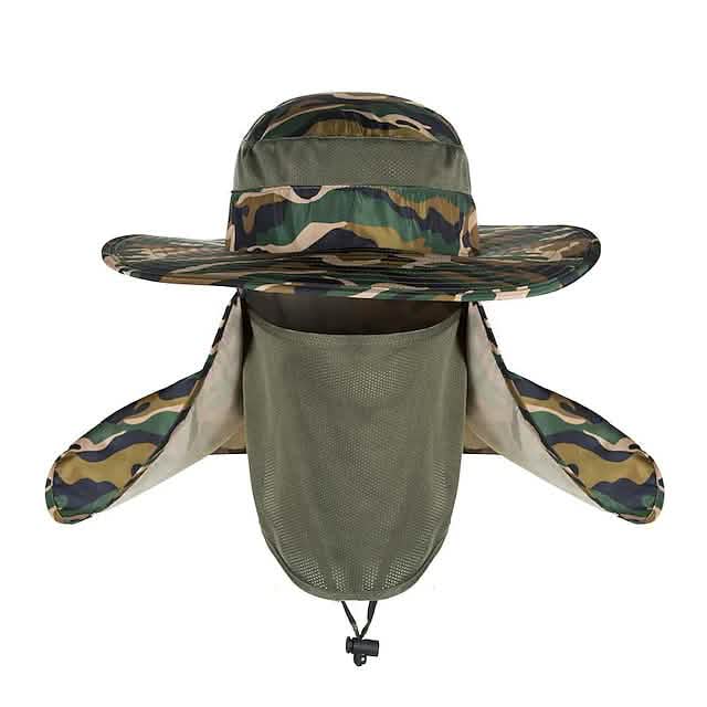 Adult Wide Brim Sun Hat with Neck Face Flap Cover DailySale