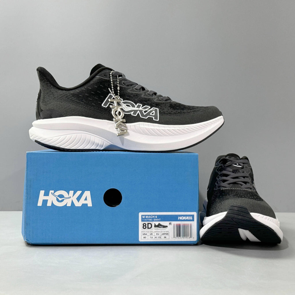 HOKA ONE ONE Mach 6 Wide 'Black White' Banlieue91