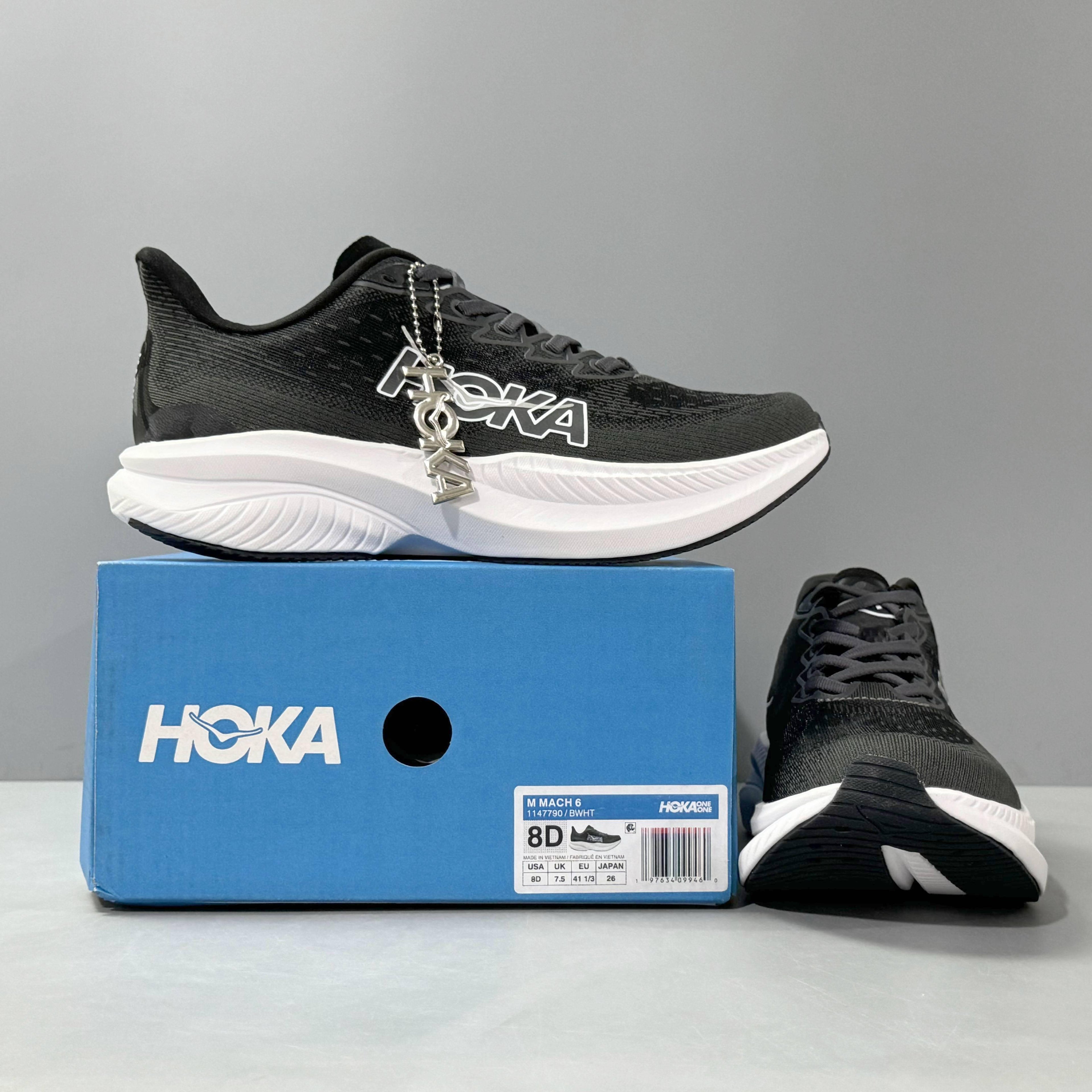 HOKA ONE ONE Mach 6 Wide 'Black White' Banlieue91