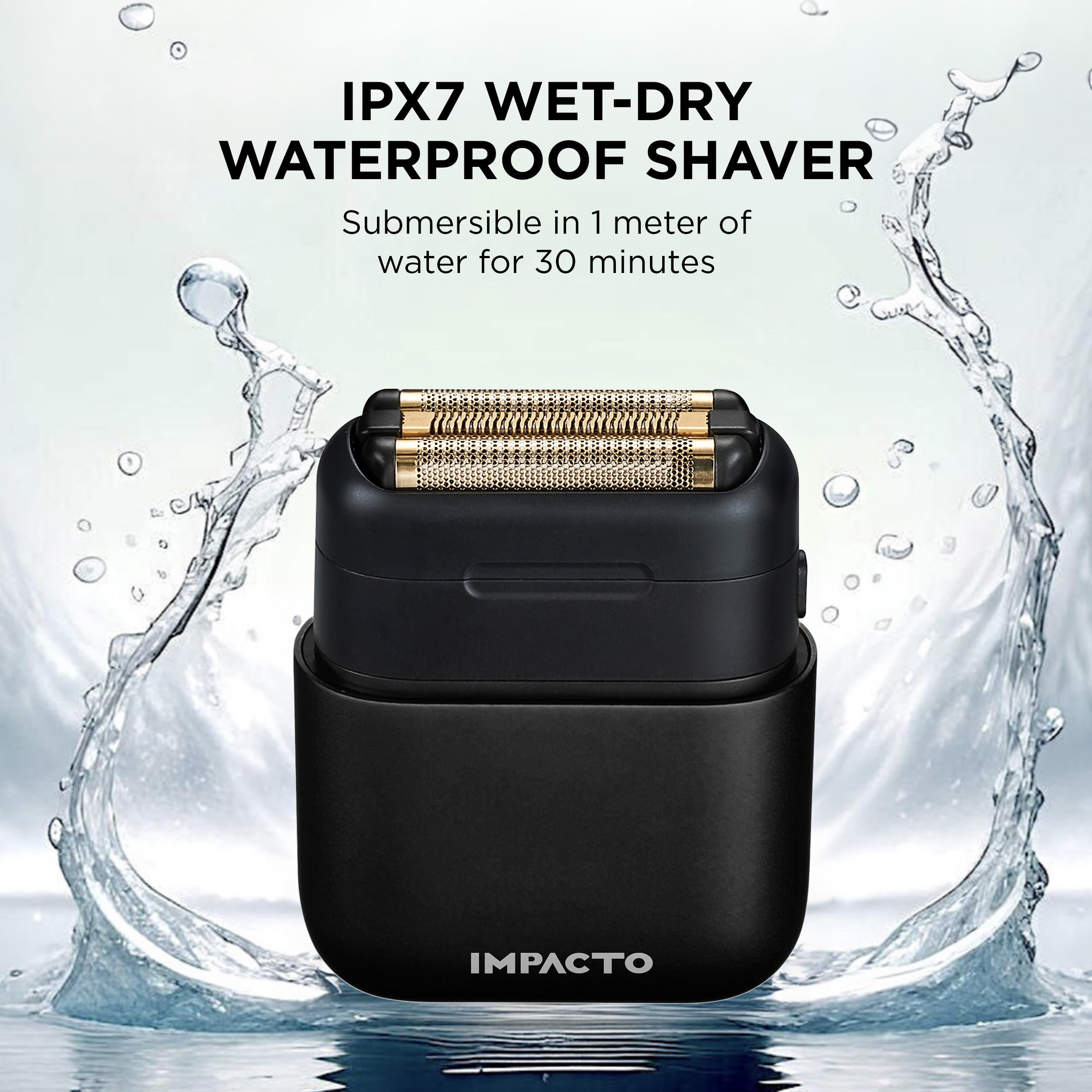 Impacto Micro Wet-Dry Shaver (Black) Cocco Hair Professional