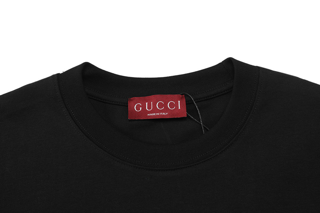 Gucci T-Shirt Without Collar 'Black'