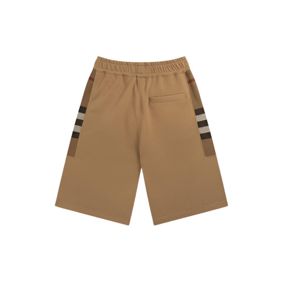 Burberry Men's Striped Cotton Knit Basketball Shorts 'Beige' Banlieue91