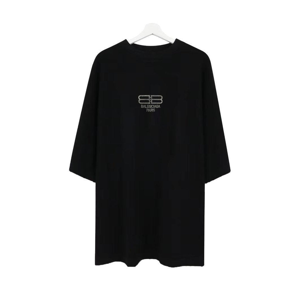 Balenciaga Black T-Shirt Without Collar Banlieue91