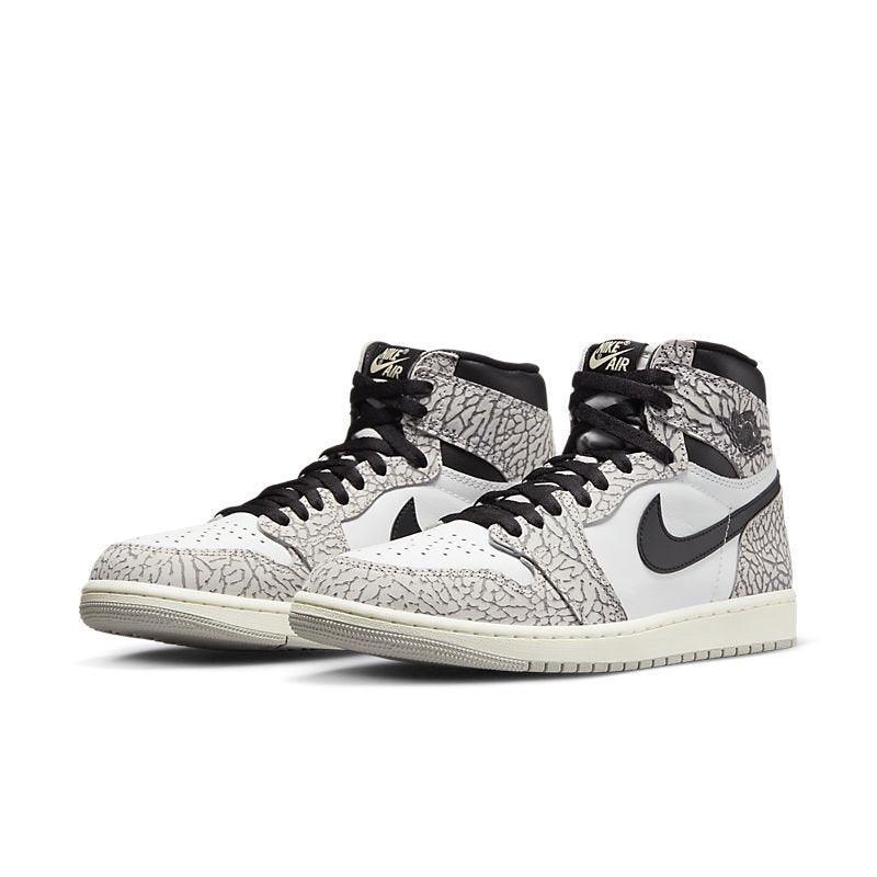 Air Jordan 1 High 'White Cement' Banlieue91