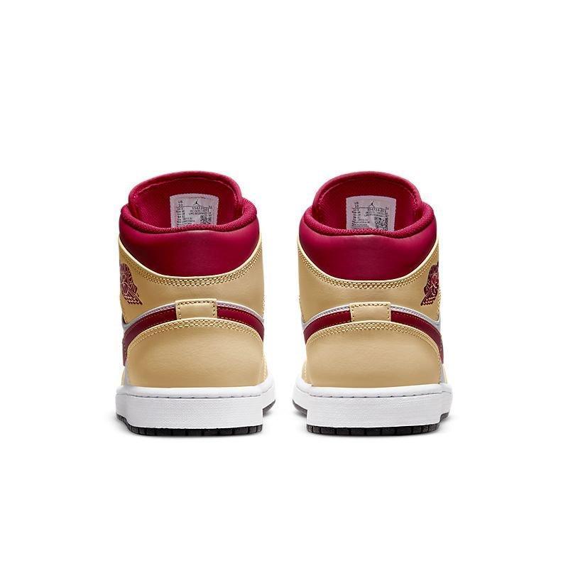 Air Jordan 1 Mid 'Light Curry Cardinal' Banlieue91