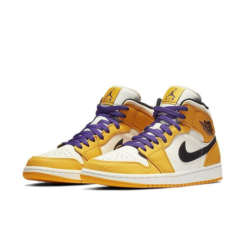 Air Jordan 1 Mid 'SE Lakers' Banlieue91
