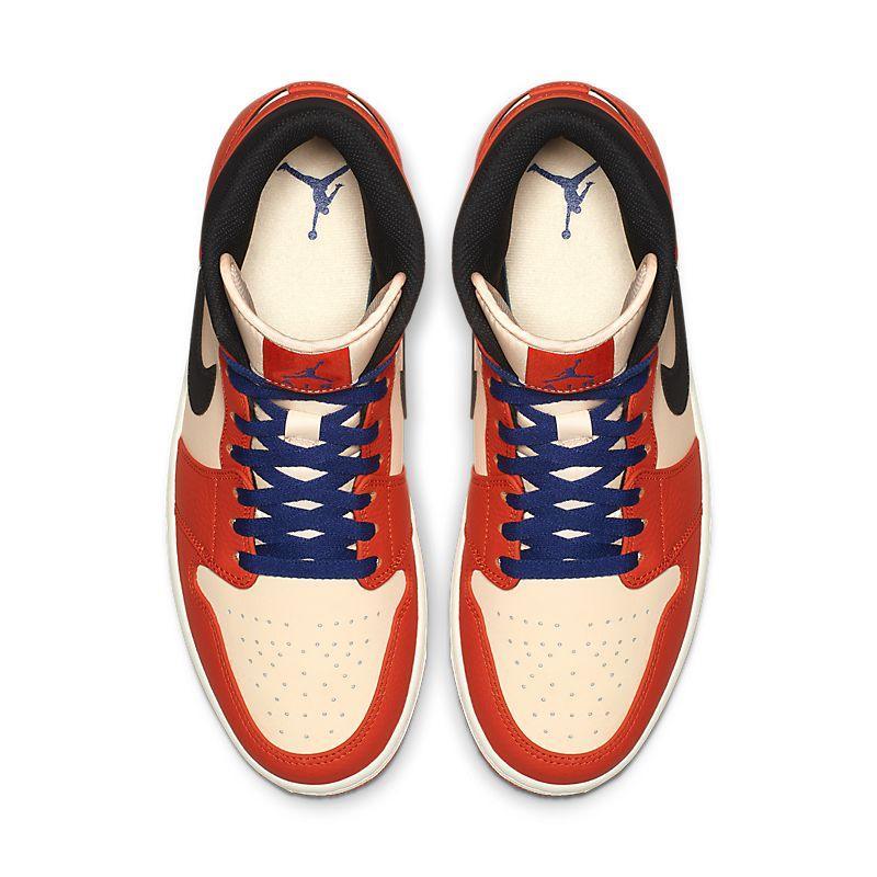 Air Jordan 1 Mid 'Team Orange Black' Banlieue91