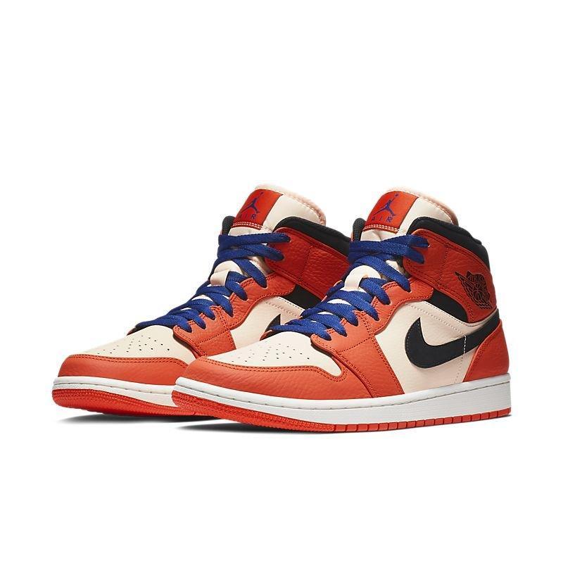 Air Jordan 1 Mid 'Team Orange Black' Banlieue91