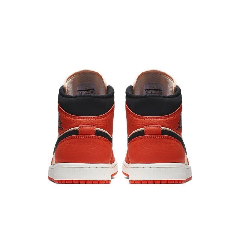 Air Jordan 1 Mid 'Team Orange Black' Banlieue91