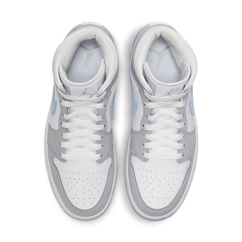 Air Jordan 1 Mid 'Wolf Grey Aluminum' Banlieue91