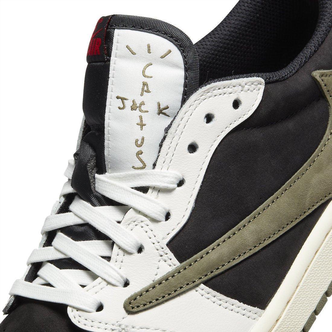 Air Jordan 1 Retro Low OG SP Travis Scott Olive Banlieue91
