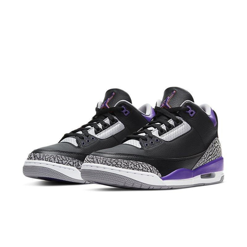 Air Jordan 3 Retro 'Black Court Purple' Banlieue91