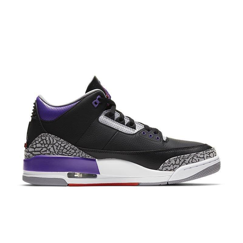 Air Jordan 3 Retro 'Black Court Purple' Banlieue91
