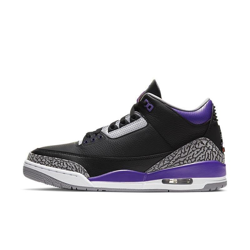 Air Jordan 3 Retro 'Black Court Purple' Banlieue91