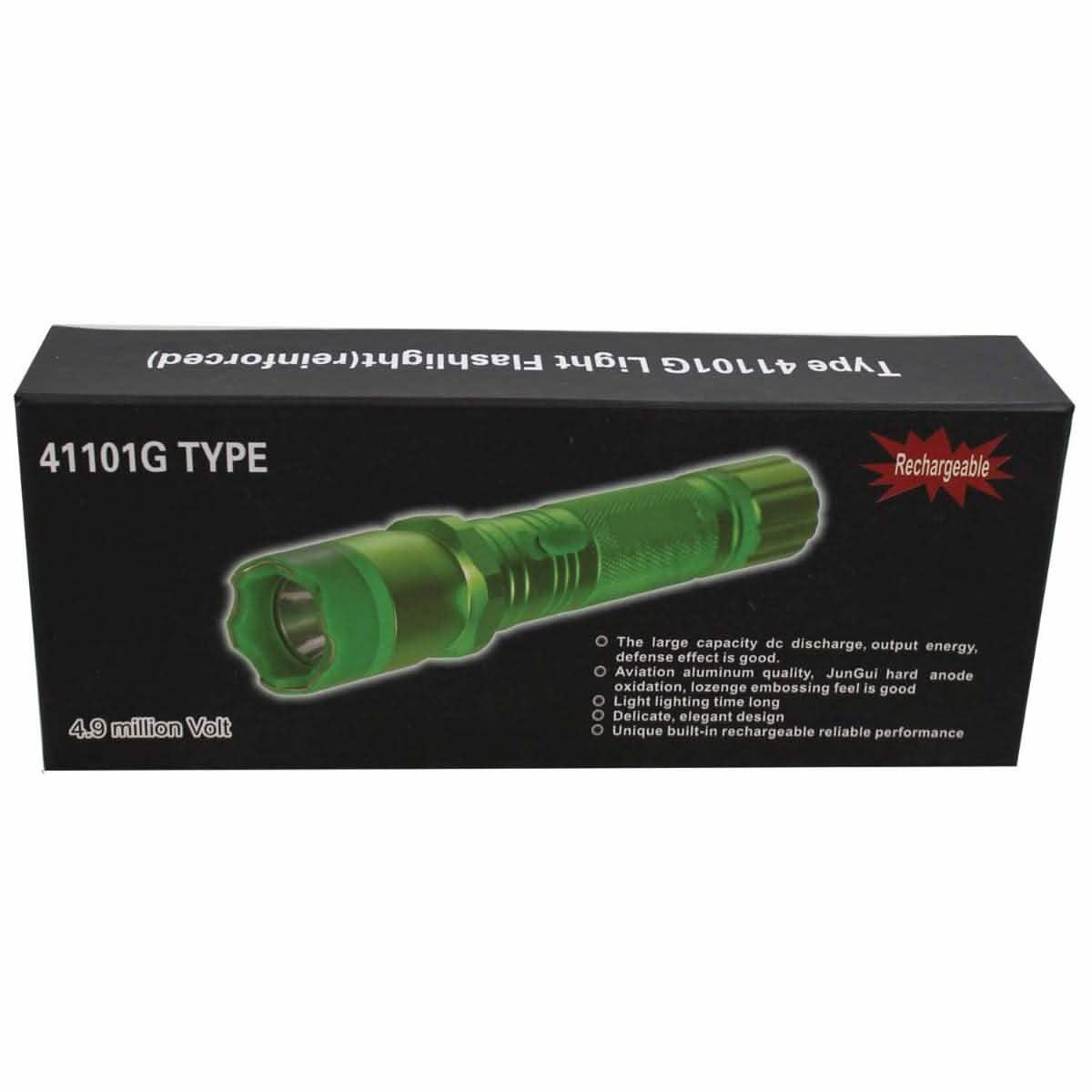 All Metal Stun Gun 4.9m Volt with LED Flashlight DailySale
