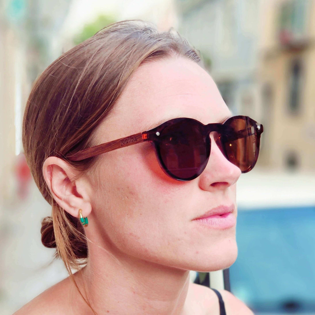 Alona - Wood and Bio Acetate Sunglasses JOPLINS® | Premium Sustainable Sunglasses