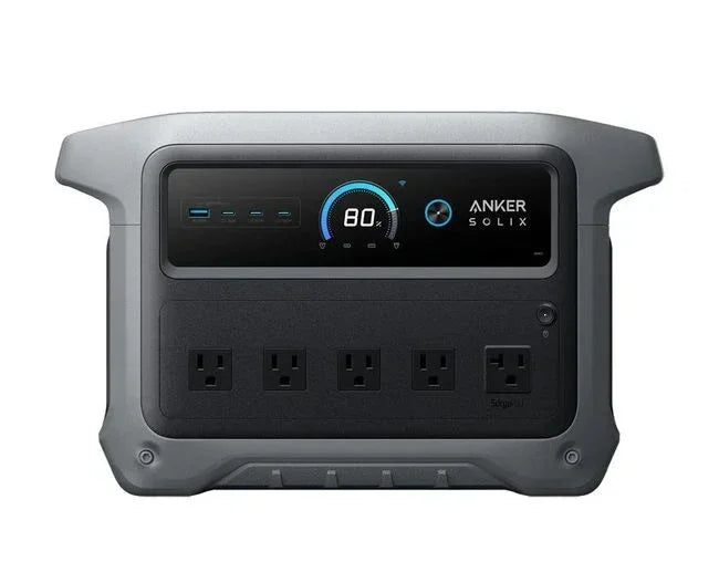 Anker SOLIX C1000 Gen2 Portable Solar Generator with Anker 200W Portable Solar Panel