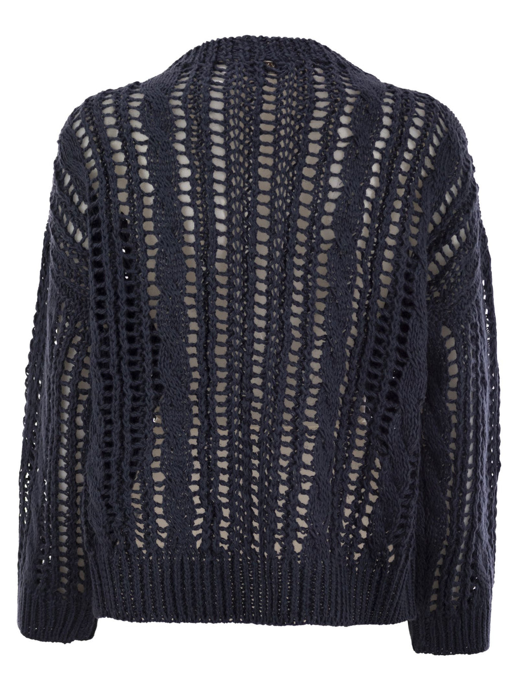 Brunello Cucinelli Women Cable & Mesh Jute And Cotton Jersey