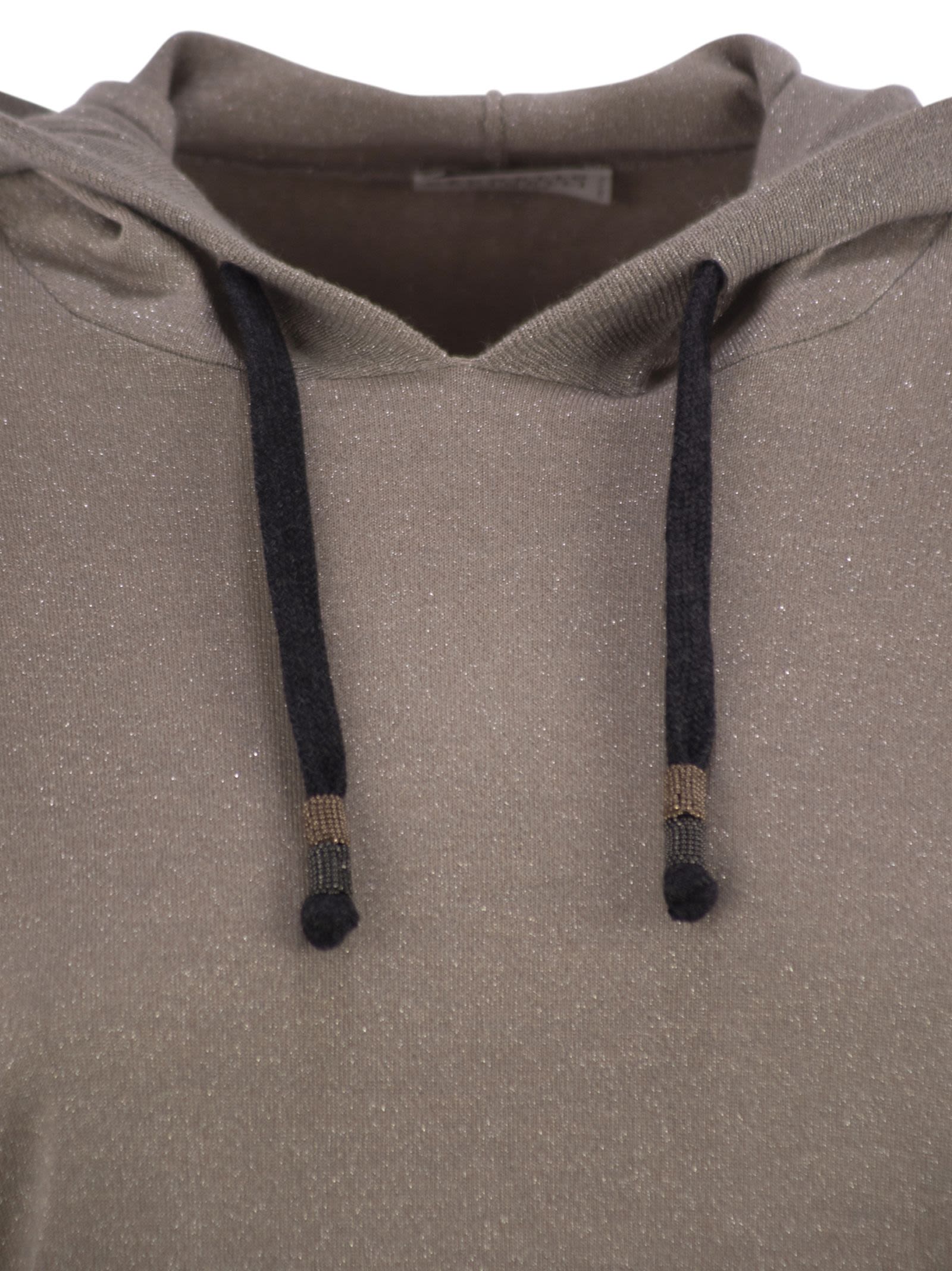Brunello Cucinelli Women Sparkling Cashmere And Silk Sweatshirt