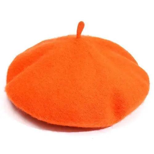 Autumn Winter Hat 100% Pure Wool For Winter  Women Painter Hat Vintage Girls For Casual Wear Female Warm Walking Cap Classic Wool Cool Beret for Men and Women Stevvex