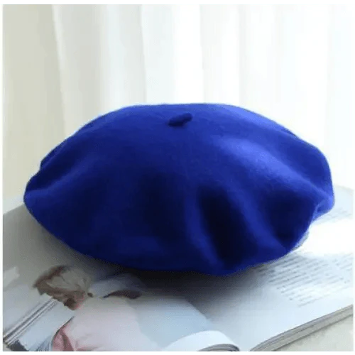 Autumn Winter Hat 100% Pure Wool For Winter  Women Painter Hat Vintage Girls For Casual Wear Female Warm Walking Cap Classic Wool Cool Beret for Men and Women Stevvex