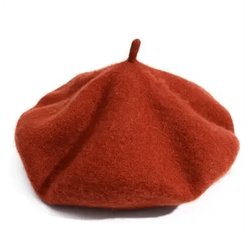 Autumn Winter Hat 100% Pure Wool For Winter  Women Painter Hat Vintage Girls For Casual Wear Female Warm Walking Cap Classic Wool Cool Beret for Men and Women Stevvex