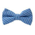 Azure Stripe - Boys Bow TIe
