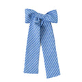 Azure Stripe - Lady Hair Bow