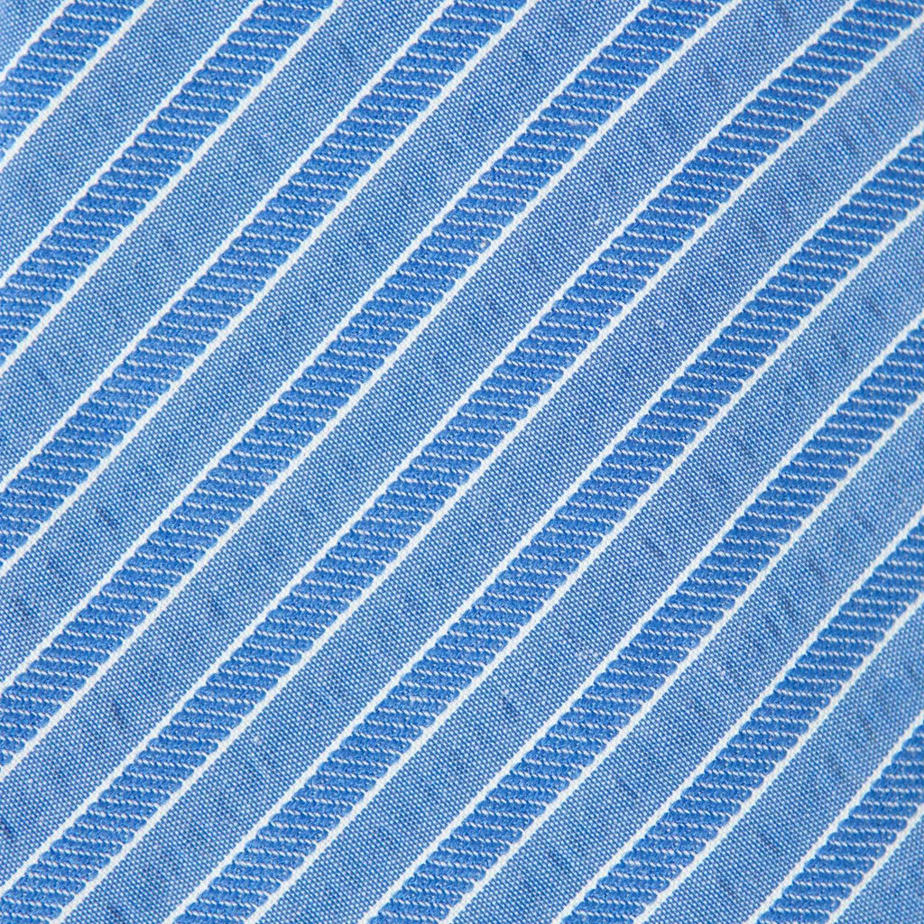 Azure Stripe - Knotted Headband