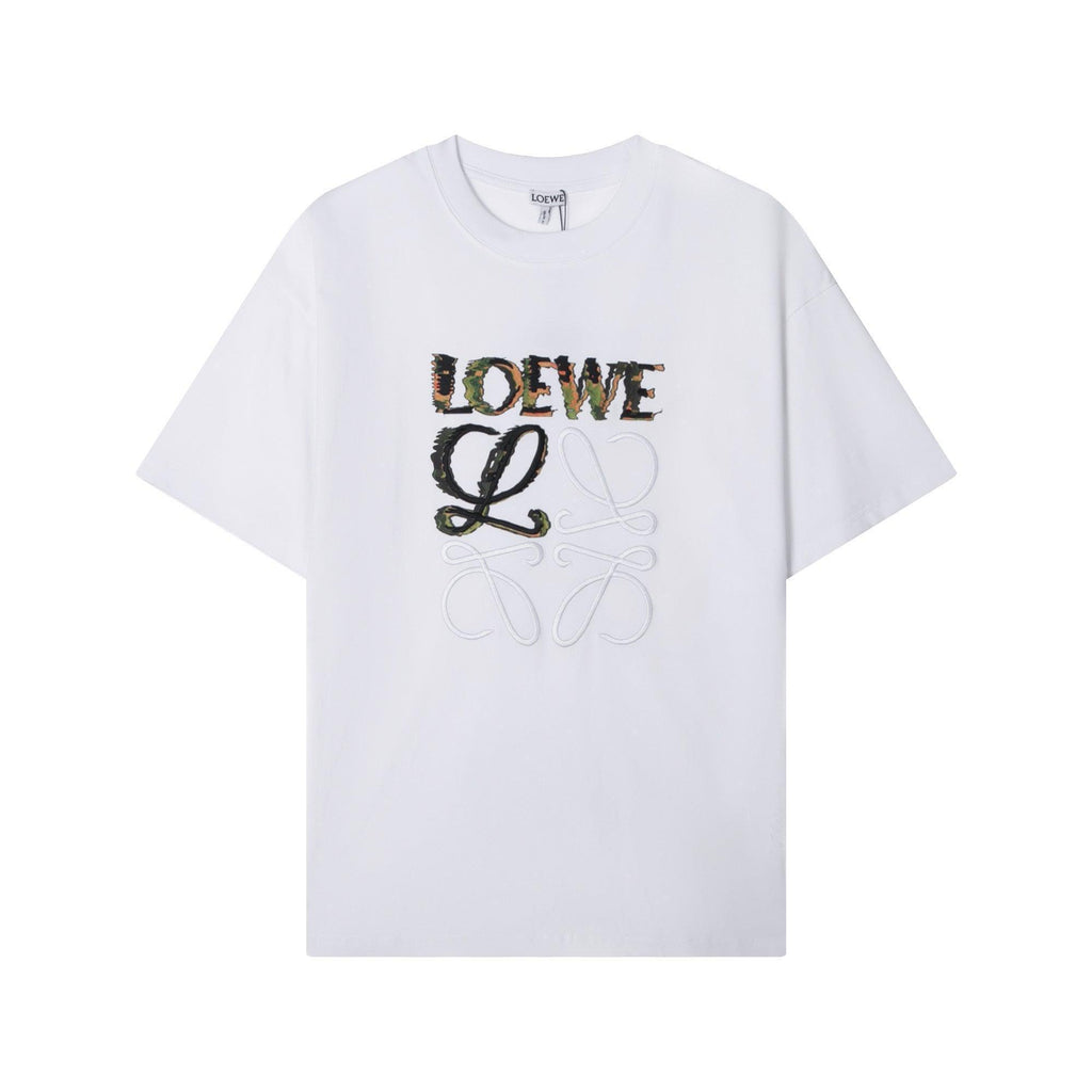 Loewe T-Shirt Without Collar 'White' Banlieue91