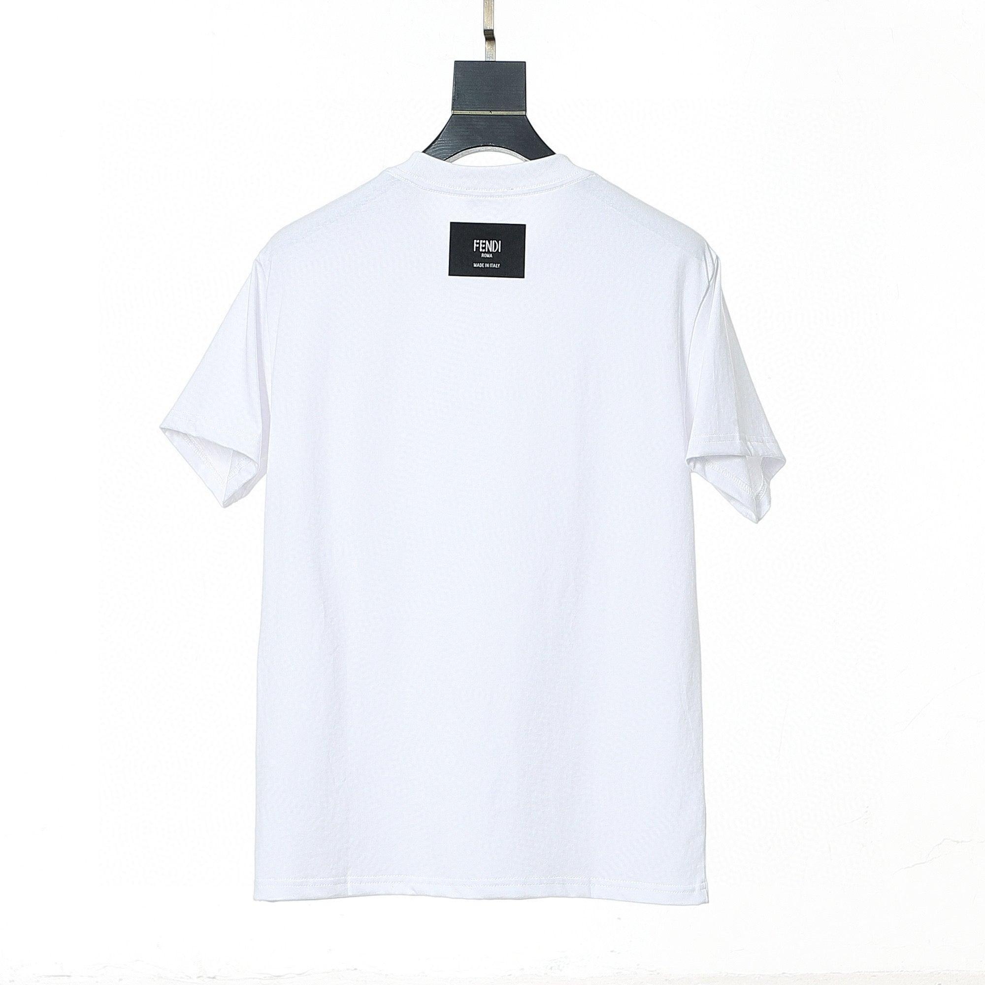 Fendi T-Shirt without Collar 'White' Banlieue91