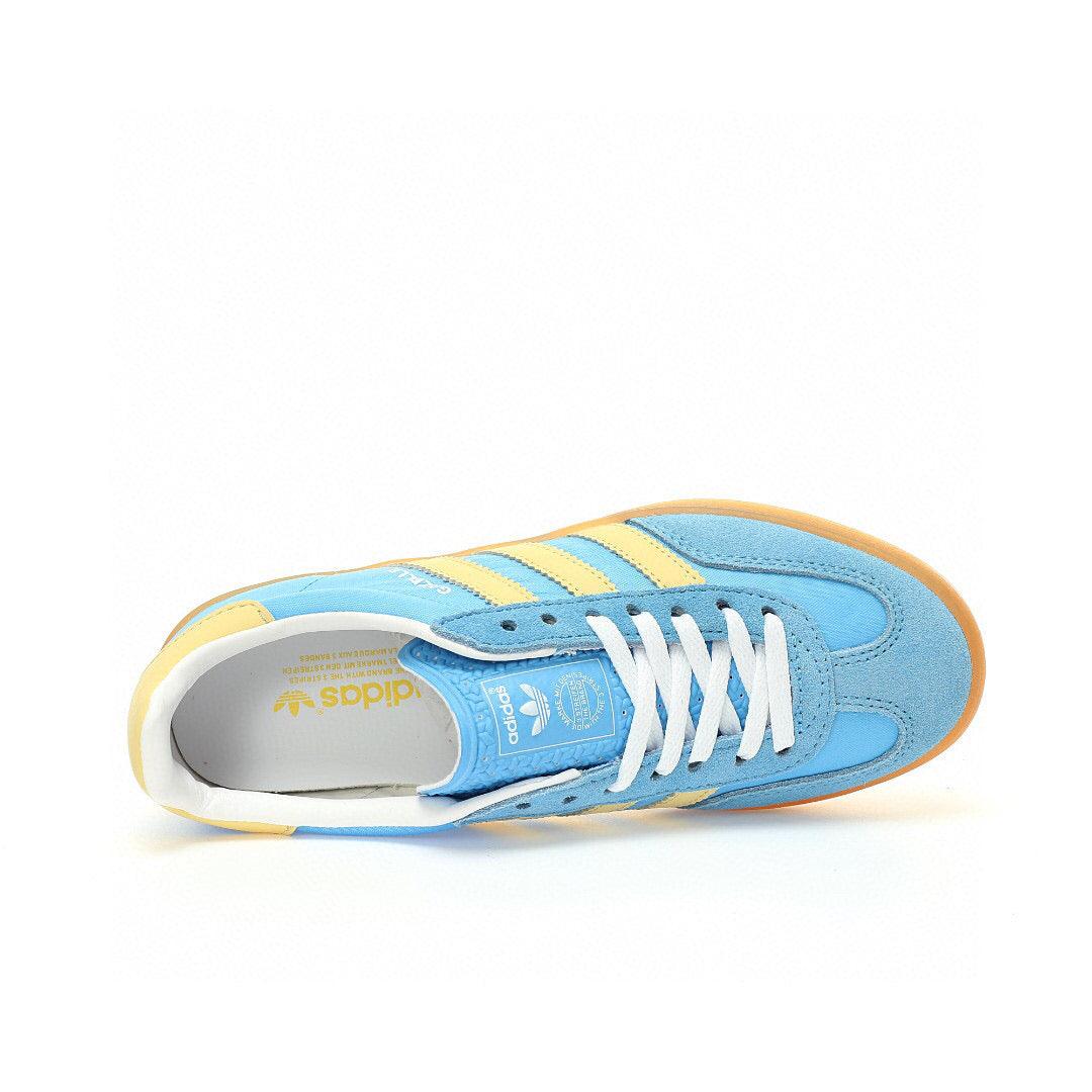 Adidas Gazelle Indoor Semi Blue Burst Almost Yellow Banlieue91