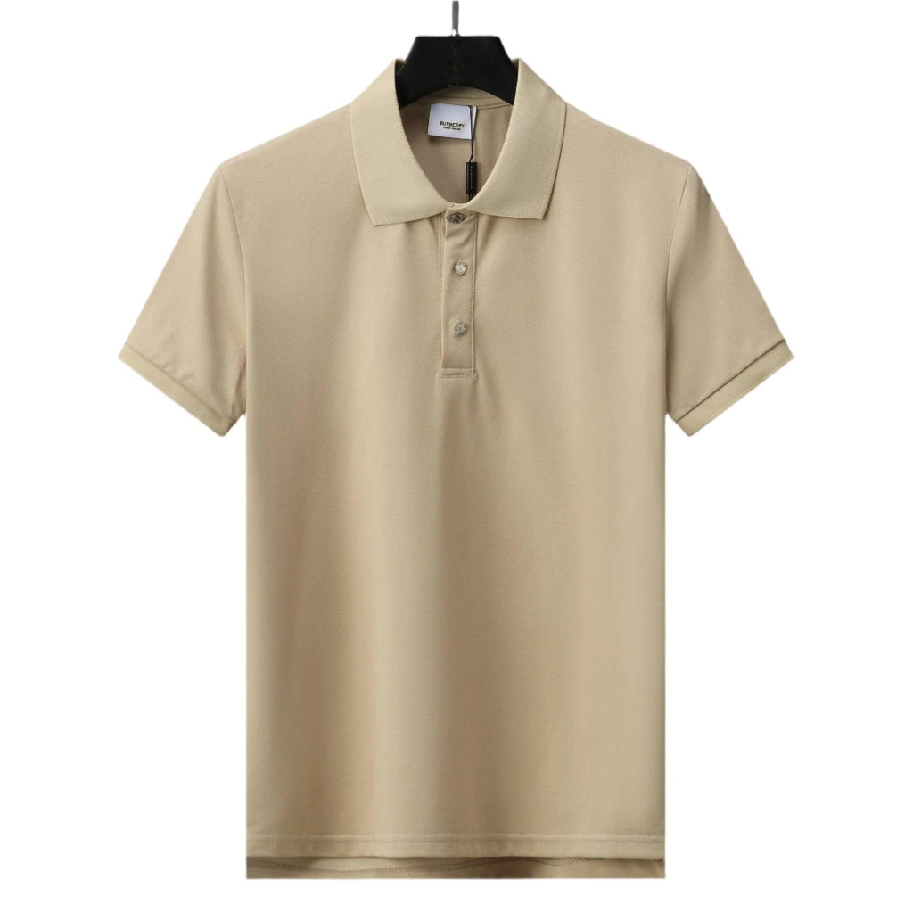 Burberry Light Brown T-Shirt With Collar Banlieue91