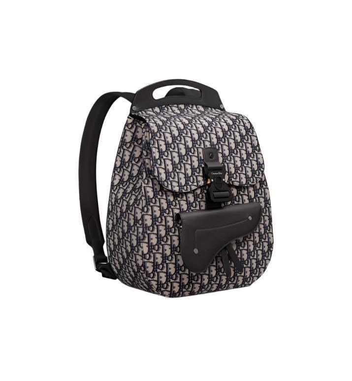Dior Gallop Sling Bag Black Grained Calfskin Banlieue91