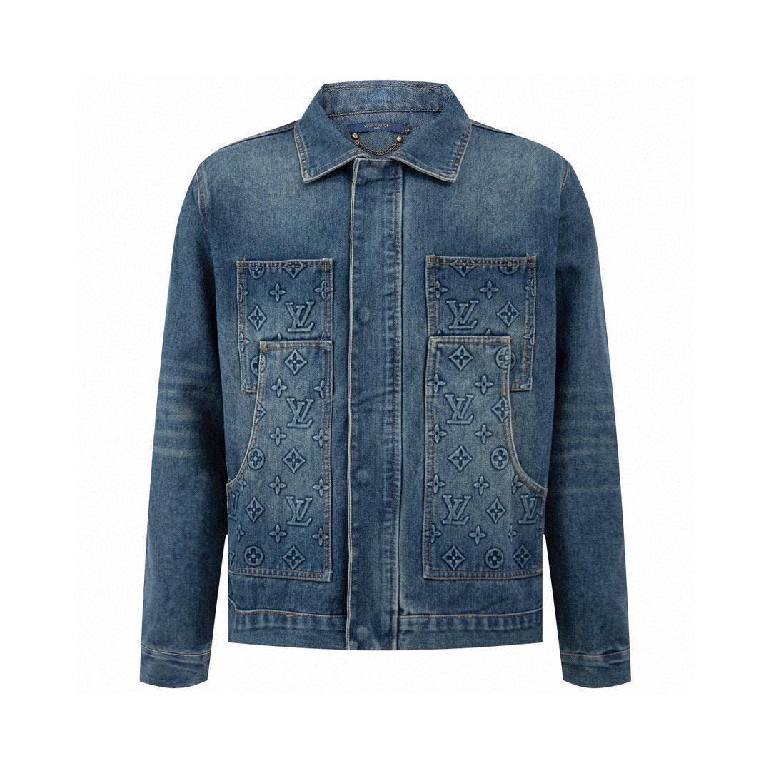 LOUIS VUITTON Denim Jacket Blue Banlieue91